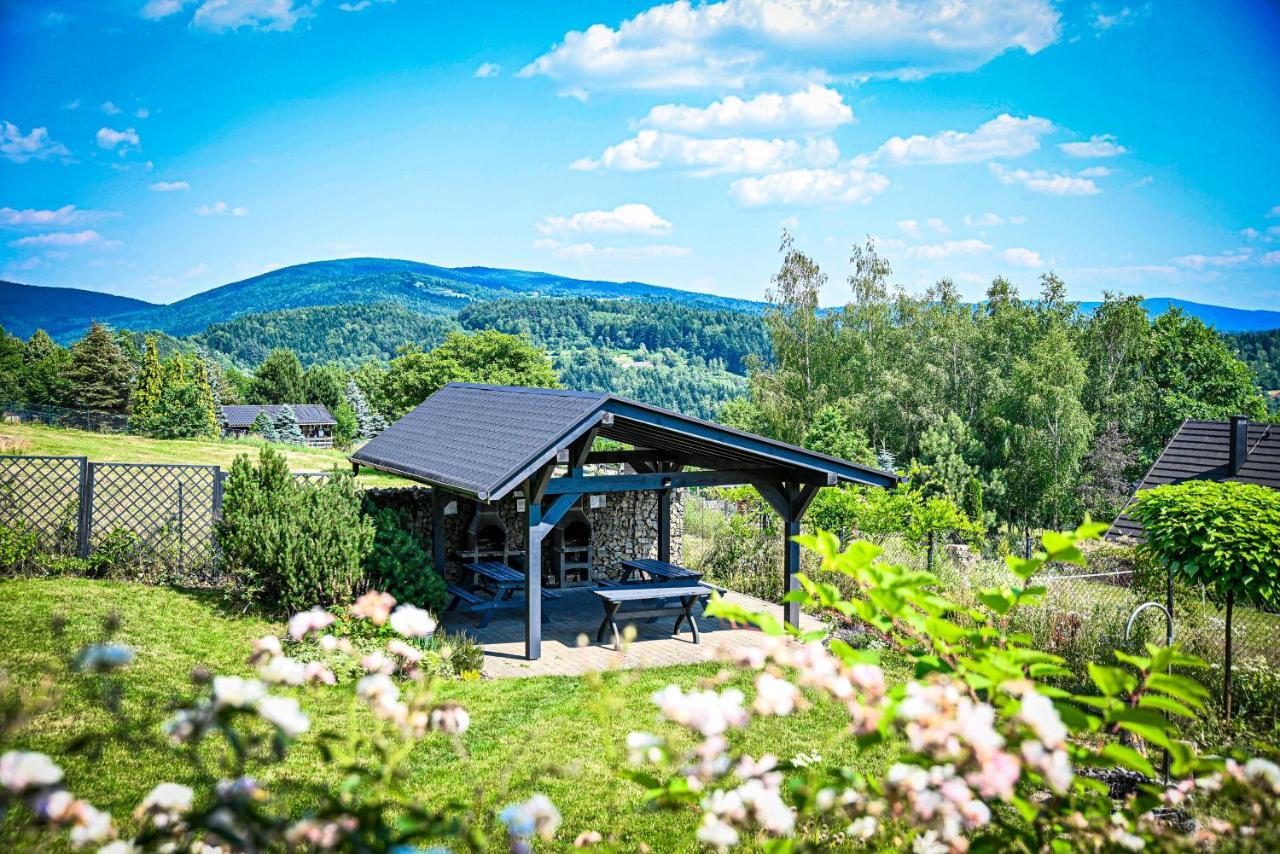 Domek W Gorach - Prywatne Jacuzzi, Sauna, Grota Solna - Panorama Chelm Ski&Spa 麦伦尼塞 外观 照片